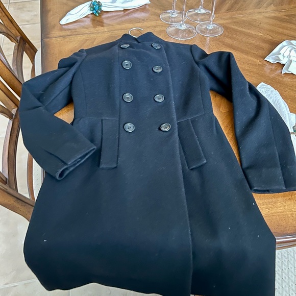 Women’s banana republic wool pea/dress coat xs - Picture 8 of 14